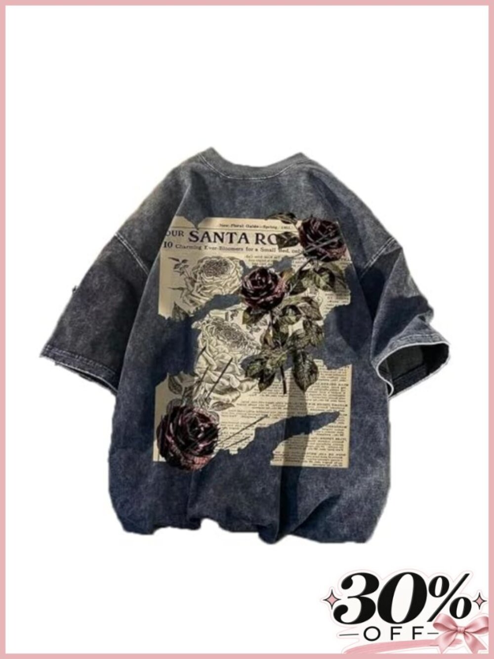 Gothic Oversized Graphic Tee Y2K Unisex Streetwear